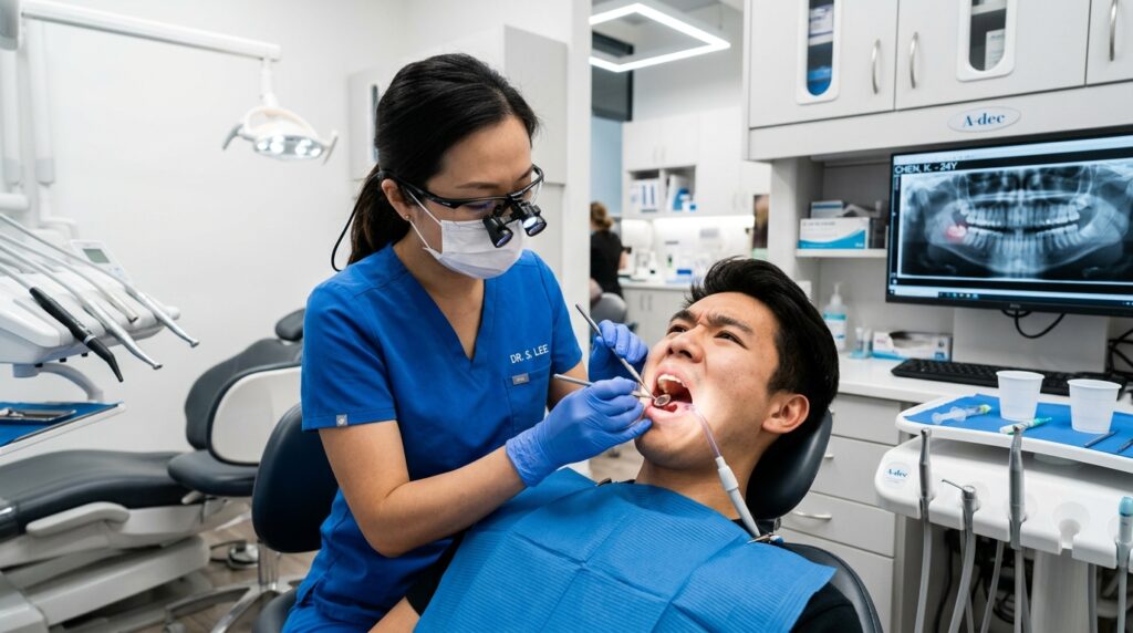 Răng khôn mọc lệch phải làm sao?