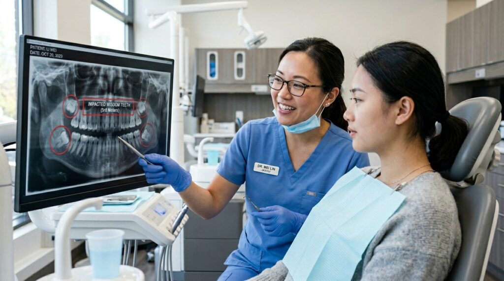 Răng khôn mọc lệch phải làm sao?